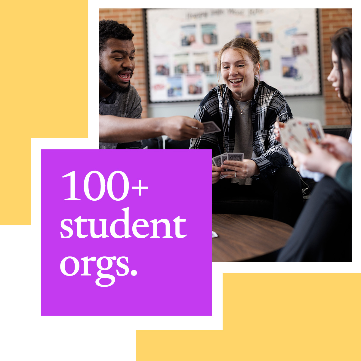 100+ student orgs