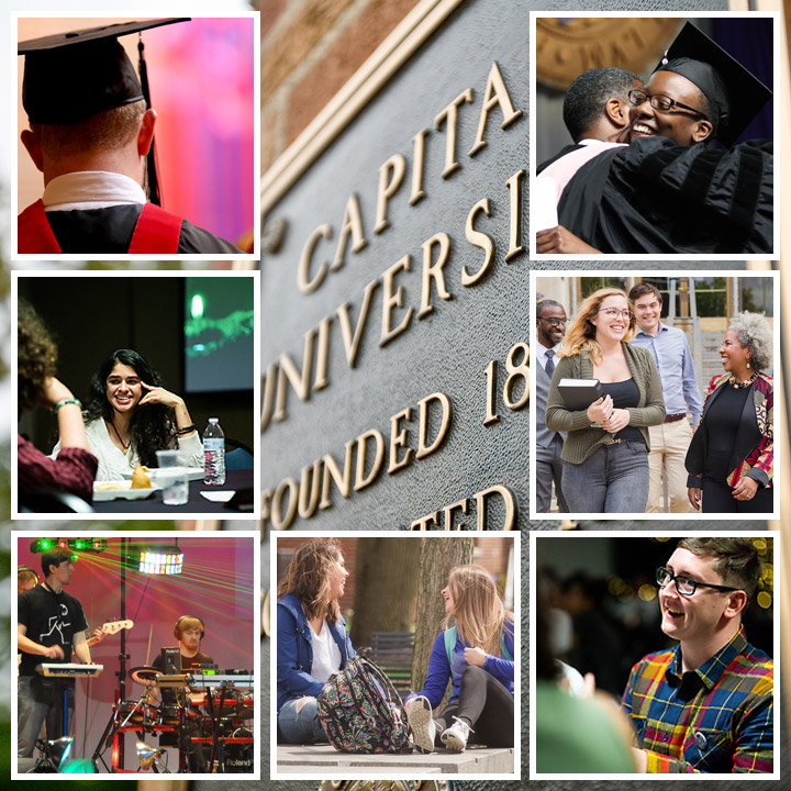 Photo montage of Capital students