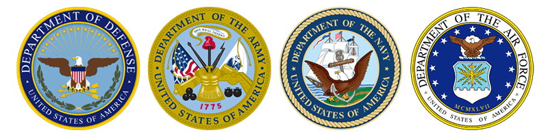 Seals of the military branches