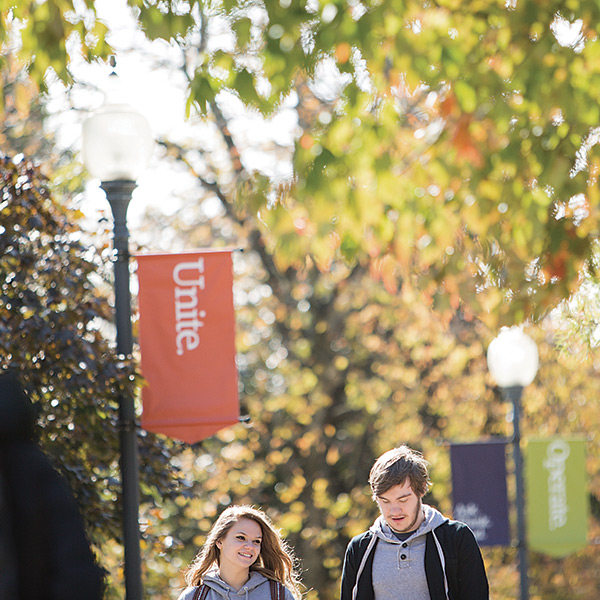 Campus flags