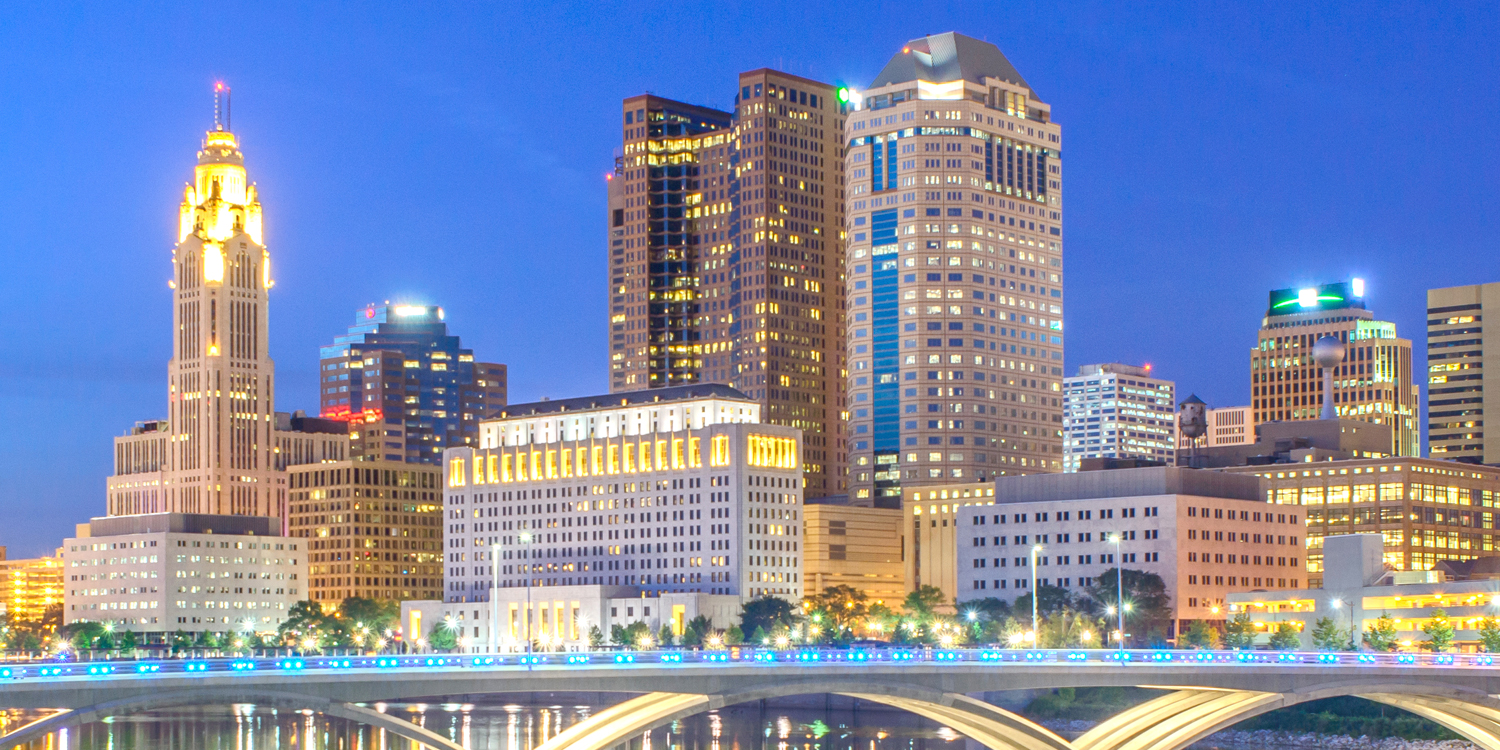 Columbus Skyline Night