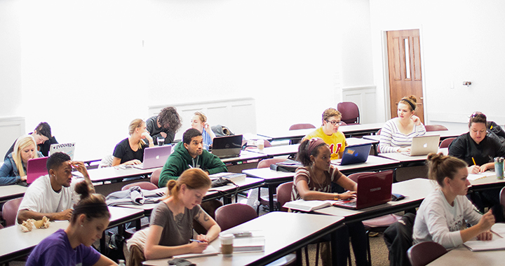 Students in classroom